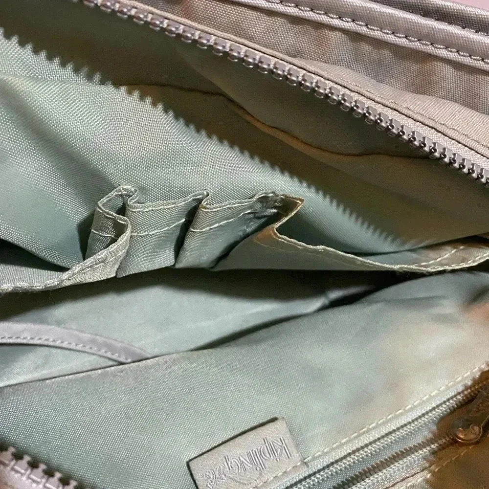 Kipling gray nylon crossbody handbag - Picture 12 of 15